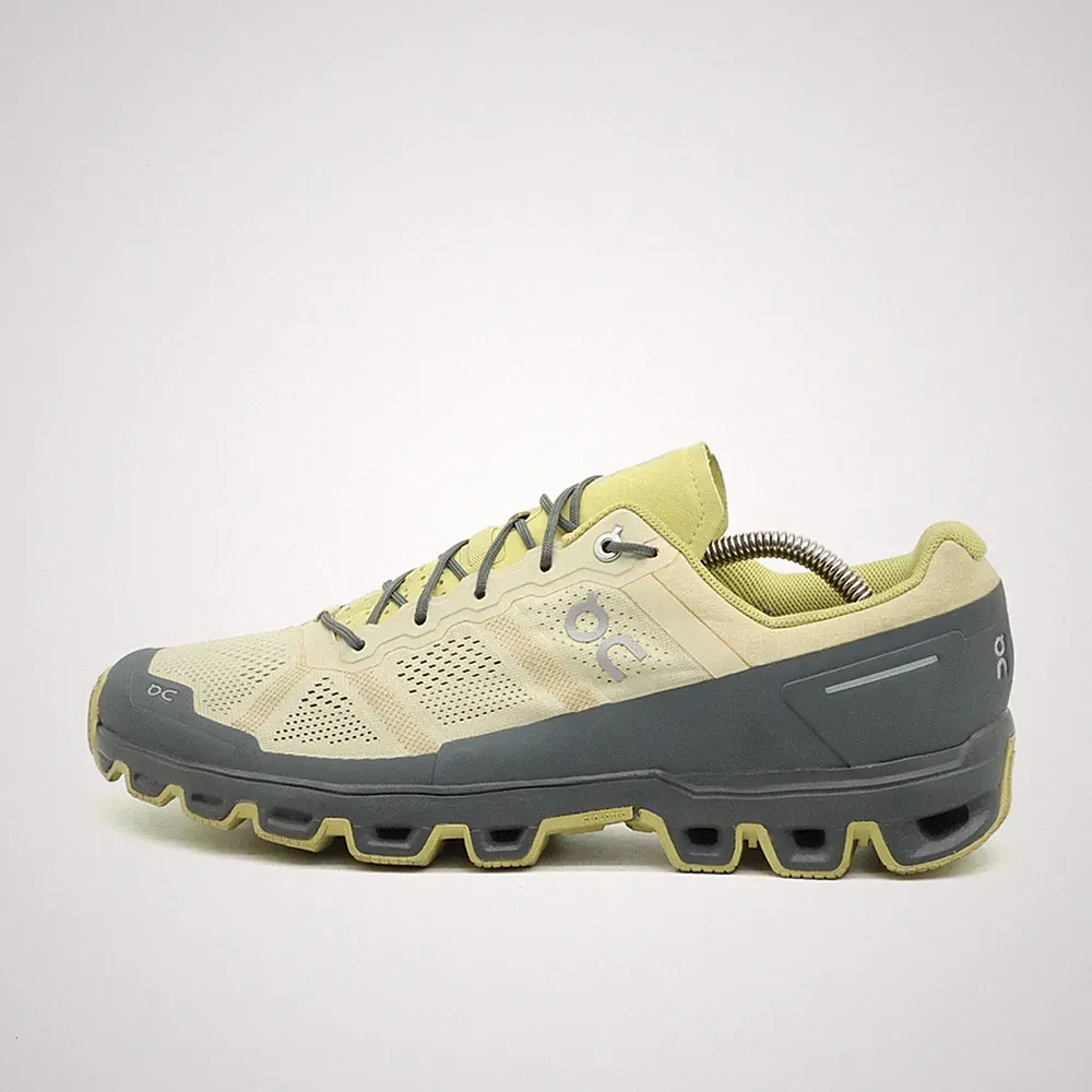 On Herren Cloudventure Laufschuhe EU 44 Gelb Grau JBC VI Mesh Synthetik