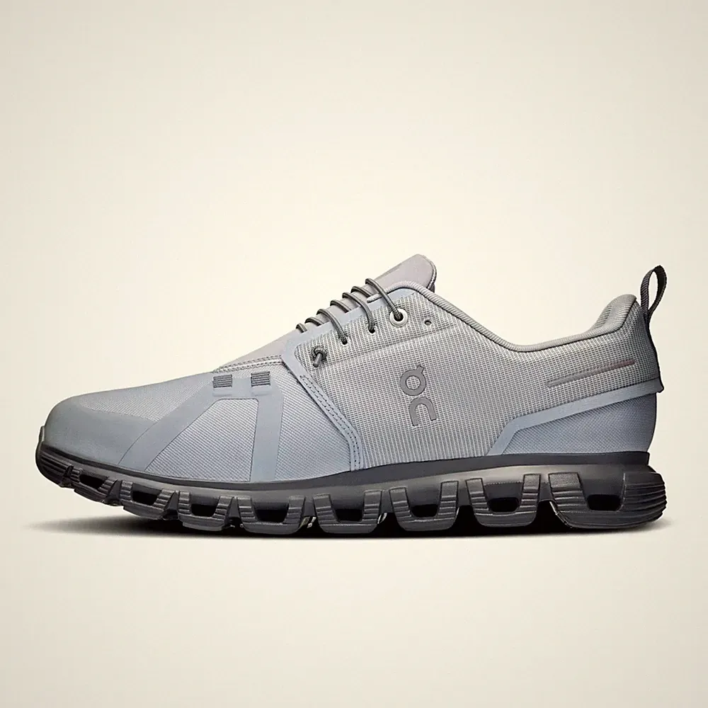 ON - HERRENSCHUHE SNEAKER AUS WASSERDICHTEM STOFF CLOUD 6 WP HELLGRAU