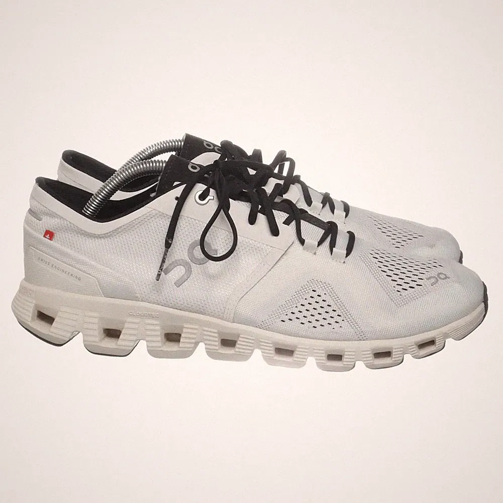 On!, Laufschuhe, Größe: 44, Weiß/Schwarz, Herren #XJE