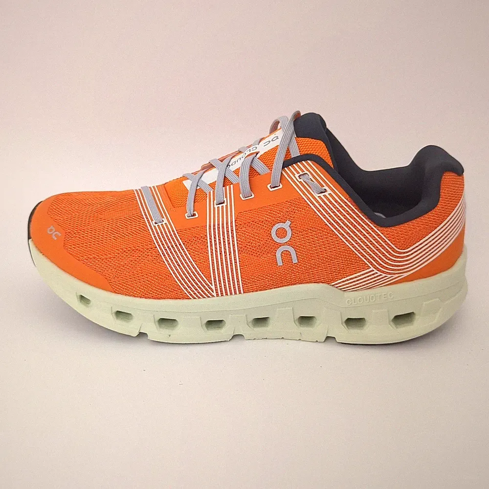 On Running - Cloudgo Herren Laufschuhe Trailrunning Schuhe Orange Grün EU48