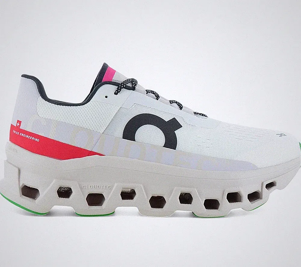 ON Running Cloudmonster - Herren Laufschuhe Weiß 61.97655 Sport Cloud Schuhe NEU