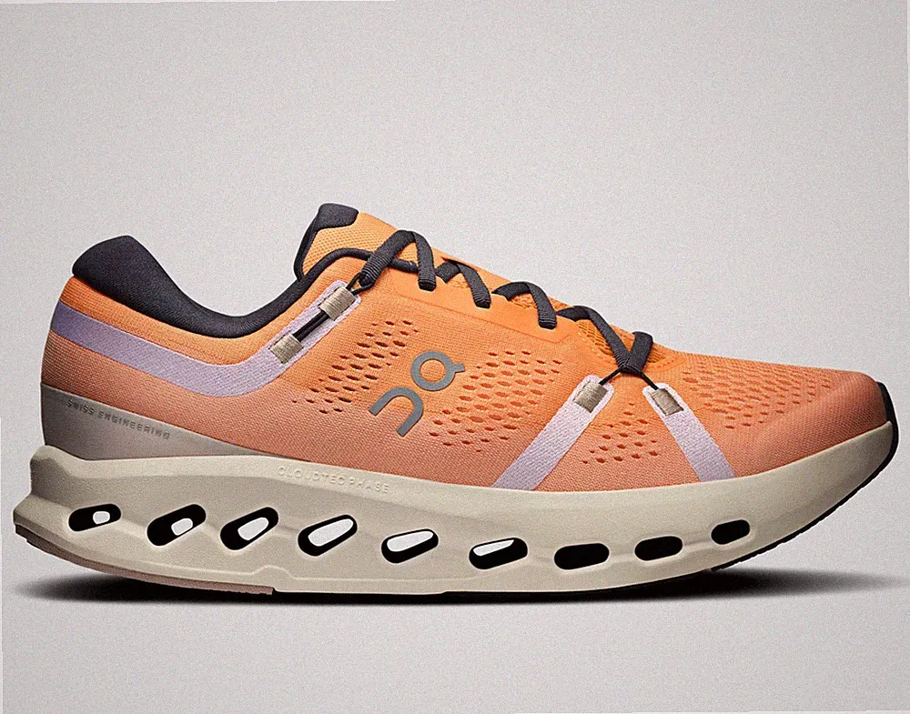 On Running Cloudsurfer 2 Laufschuhe Herren Orange Trainers Schnürschuhe
