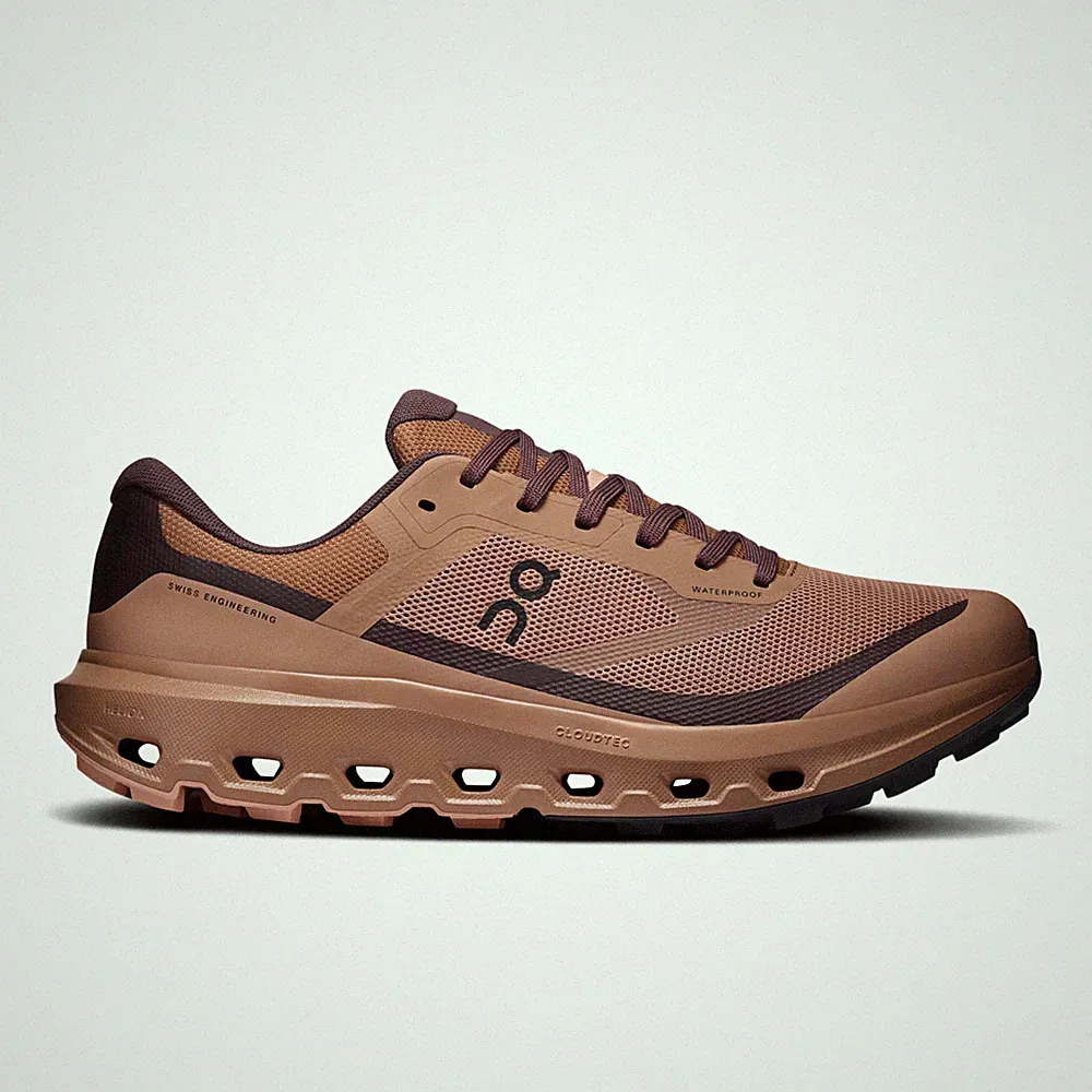 On Running Cloudvista 3 Waterproof Herren Laufschuhe Portobello/Mulberry
