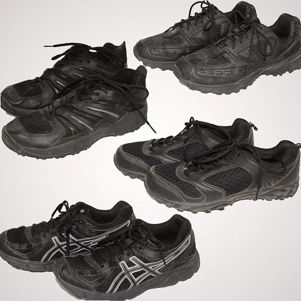 original Bundeswehr Sportschuhe, Gelände schwarz, Outdoor Turnschuhe Laufschuhe