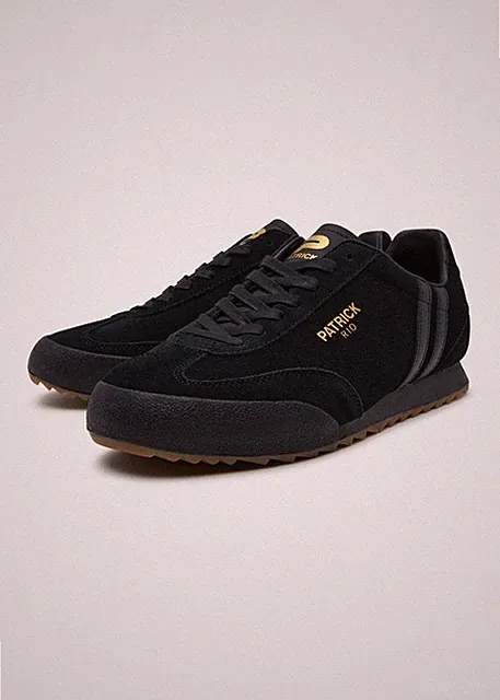 Patrick Rio Herren Rücken Gold Schnürschuhe Wildleder Leger Wandern Turnschuhe Terrasse Schuhe