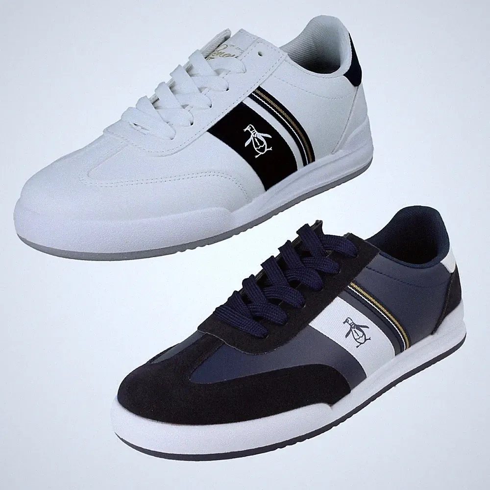 Penguin Herren Schnürschuhe Freizeit Sneaker Lauf Gym Schuhe Gaz