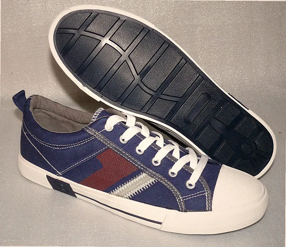 Petrolio 87683237 Men Canvas Freizeit Scater Boots Schuhe Sneaker 44 Blau Weiß