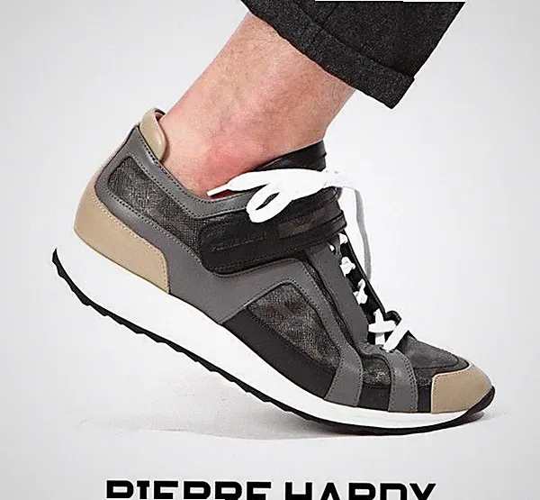 Pierre Hardy Scratch S Black Multi Canvas Running BX00 CANVAS MULTI 17105103 [U]