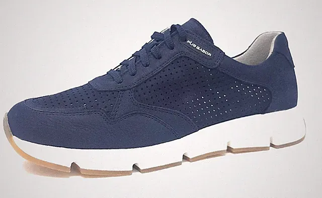 Pius Gabor Herrenschuhe Schnürschuhe Sneaker Blau Freizeit
