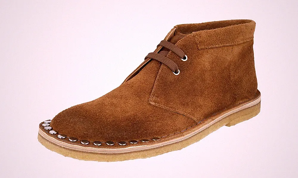 PRADA Laufsteg Wildleder Stiefelett Chukka Desert Boots Schuhe NEU - 10 44