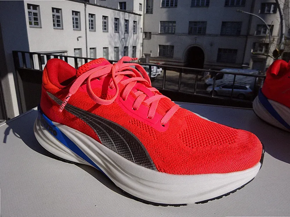 PUMA 376909-02 Magnify Nitro 2 Herren Laufschuhe Sneaker Textil Gr.42(UK8) Neuw