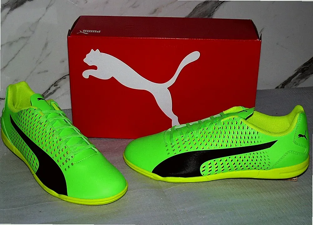 Puma Adreno 3 IT 10404701 LUX Schuhe Sport Lauf Sneaker 40 US 7,5 Neon Grün Blac