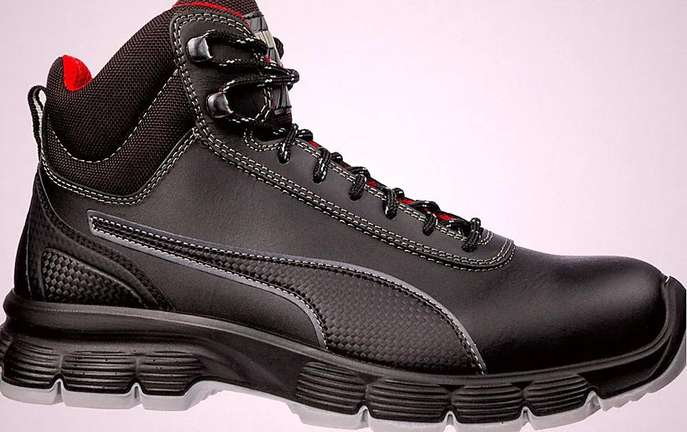 Puma bequemer robuster hoher Sicherheitsschuh CONDOR BLACK MID S3 schwarz 39-47