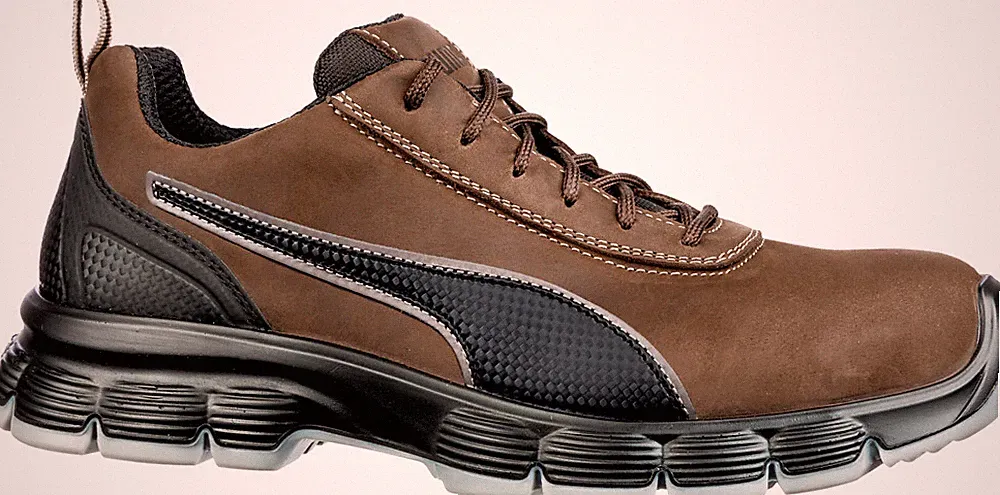 Puma bequemer Sicherheitsschuh CONDOR BROWN LOW S3 schwarz/braun 39 - 47
