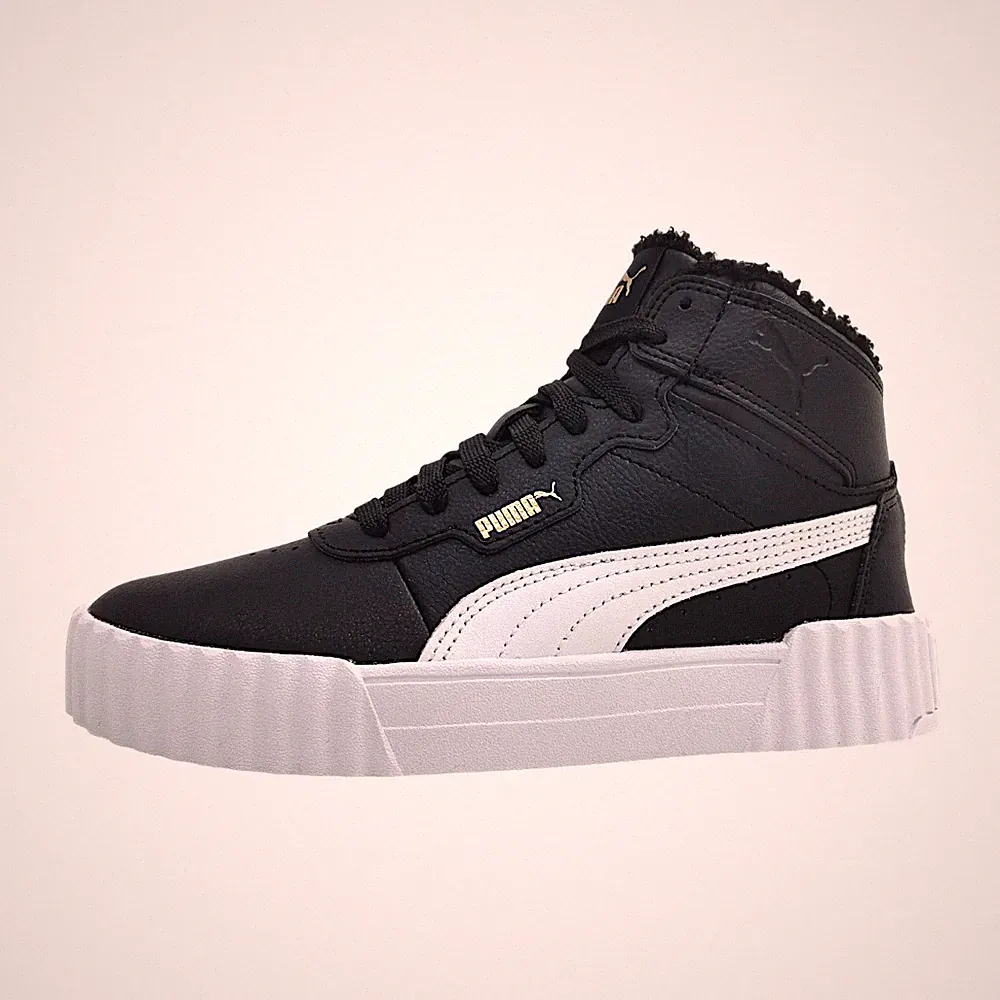 Puma Carina 3.0 Mid WTR Sportschuhe Herren Sneaker Schwarz Freizeit
