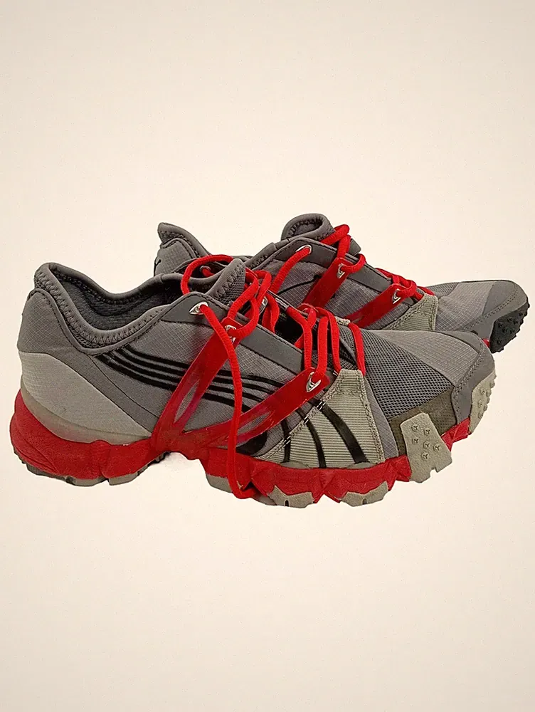 Puma Complete Trailfox III Laufschuhe Herren Gr. 44 Grau Rot Trail