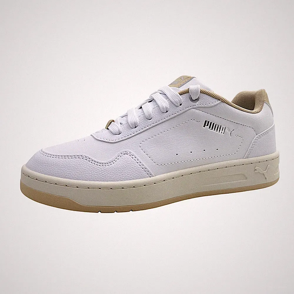 Puma Court Classy Sportschuhe Herren Laufschuhe Schnürer Weiß Freizeit