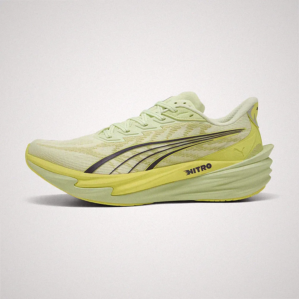 Puma Deviate NITRO 4 Laufschuhe Herren Apple Spritz-Lux Lime EU 42