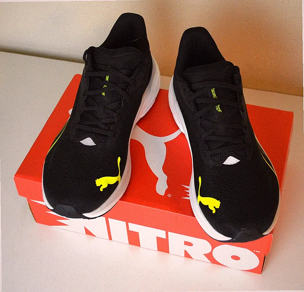 PUMA Electrify NITRO 4, Laufschuhe (Herren), EUR 44 (UK 9,5 | US 10,5), Yellow