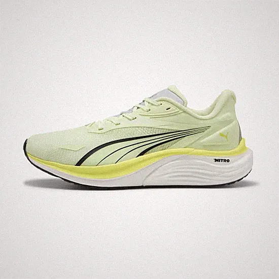 PUMA Electrify Nitro Sneaker Laufschuhe aus Leder Uomo 310789-18 Apple Spritz