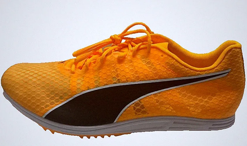 PUMA evoSPEED Distance 11 JR Laufschuhe Orange – Sneaker Track & Field, EU 38