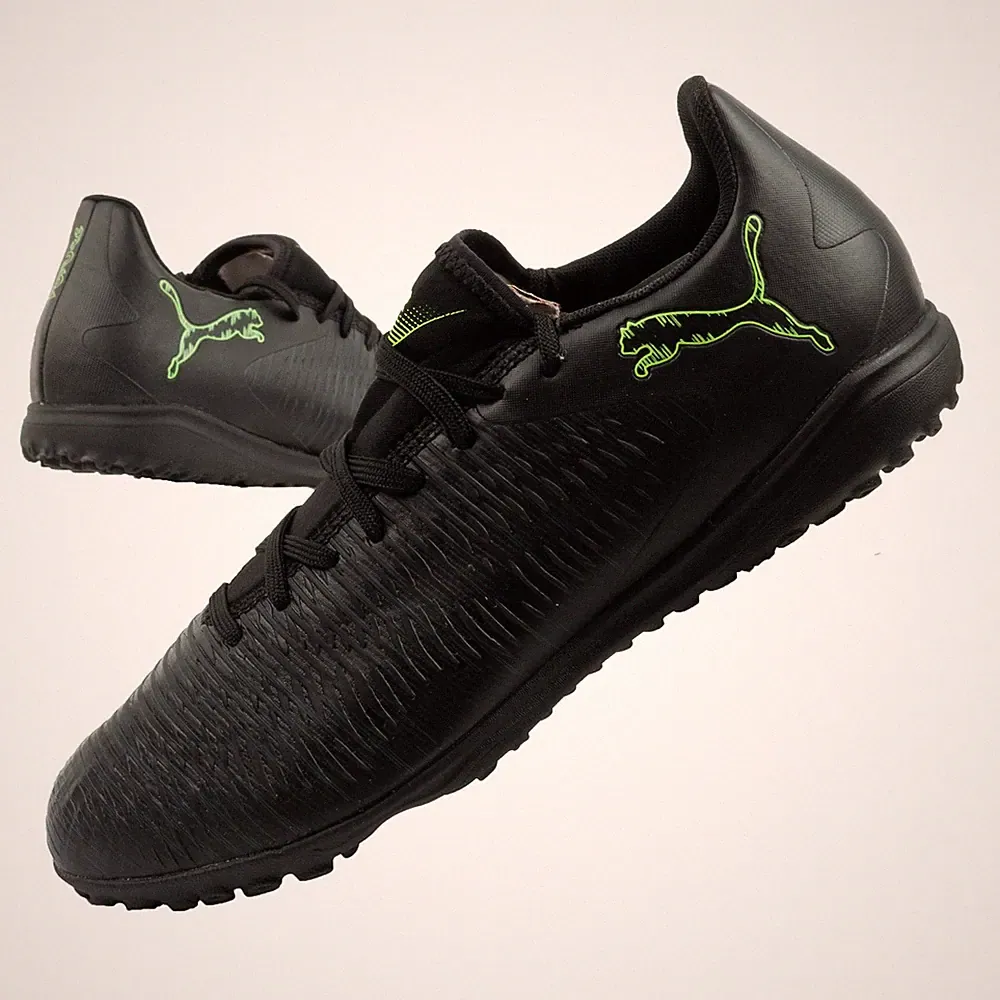 Puma Future 8 Play TT Herren Fußballschuhe Turfschuhe Kunstrasen Schwarz/Grün