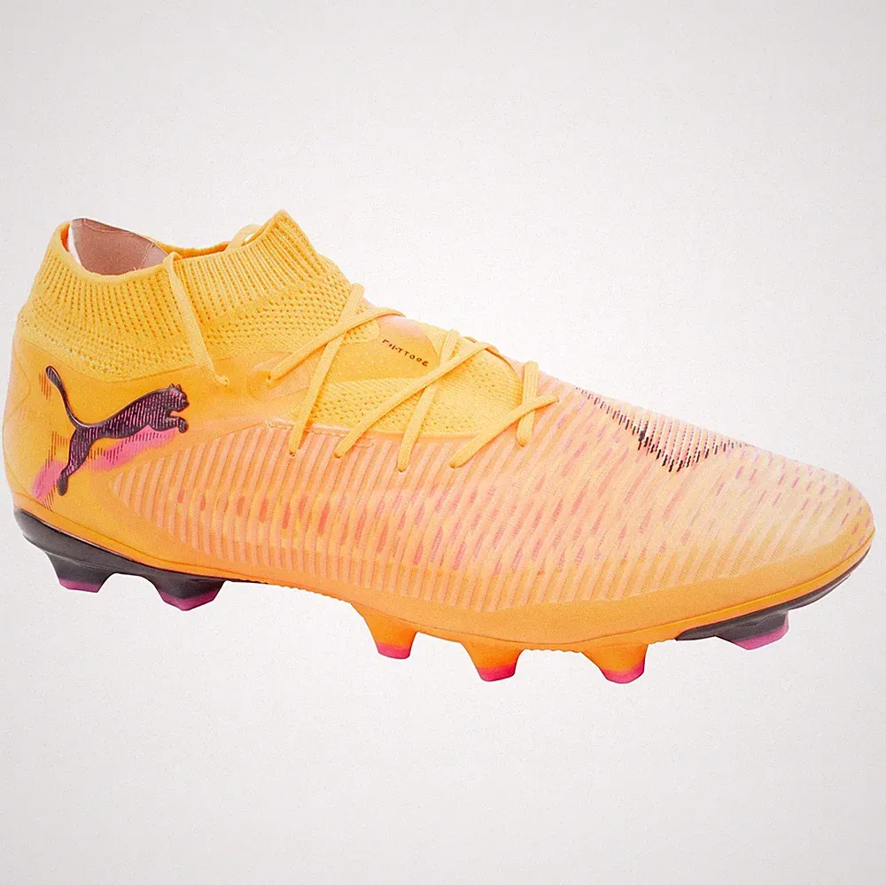 Puma Future 8 Pro FG/AG Herren Fußballschuhe Stollenschuhe Nockenschuhe Orange