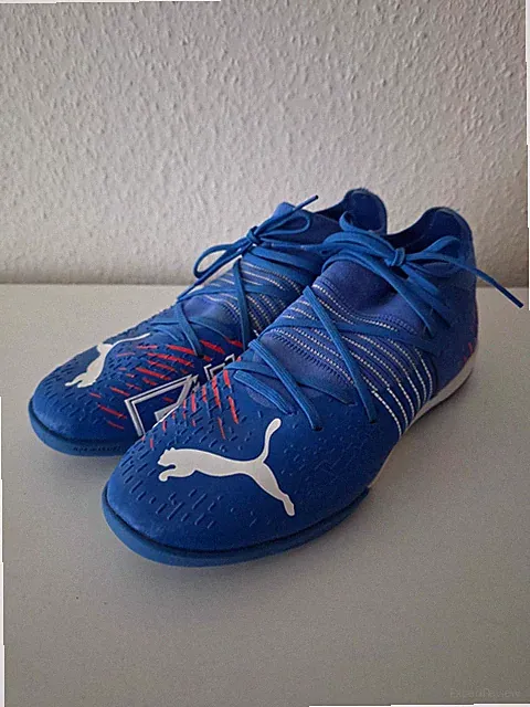 Puma Future Hallenschuhe Fußballschuhe Indoor Blau Gr. 44