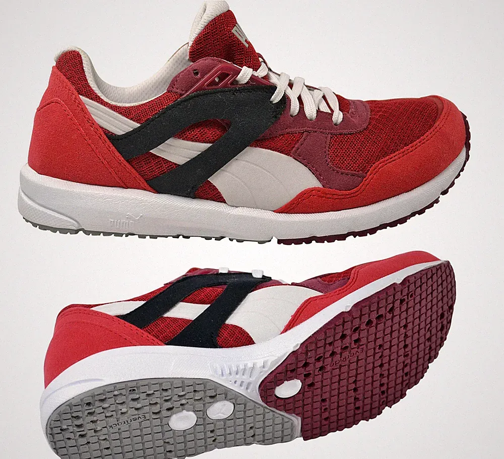 Puma Future R 698 Lite haute red-white-carbernet Laufschuhe 354999 11 Gr. 36