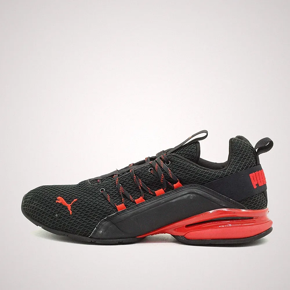 PUMA Herren 193481-01 Laufschuhe EU 48.5 schwarz rot Mesh Running