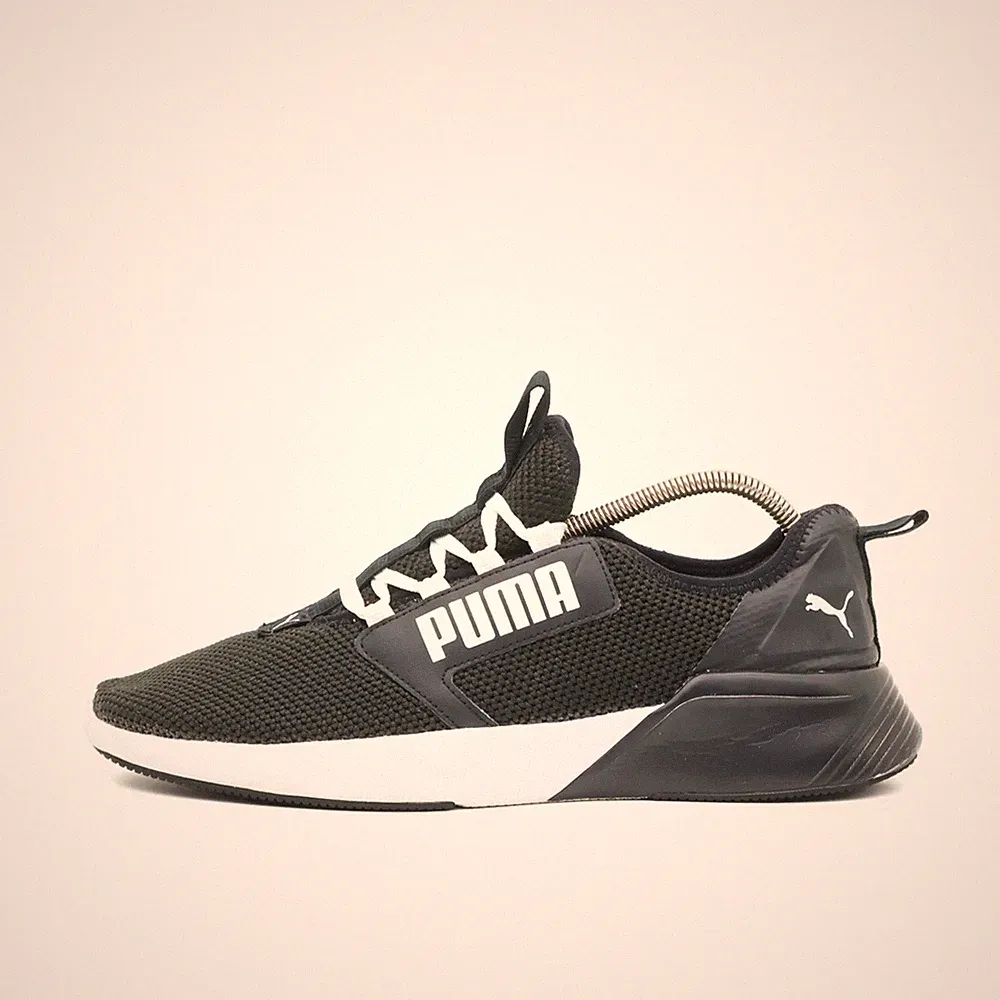 PUMA Herren 376149-01 Sneaker schwarz Mesh Low-Top Running Laufschuh EU 44