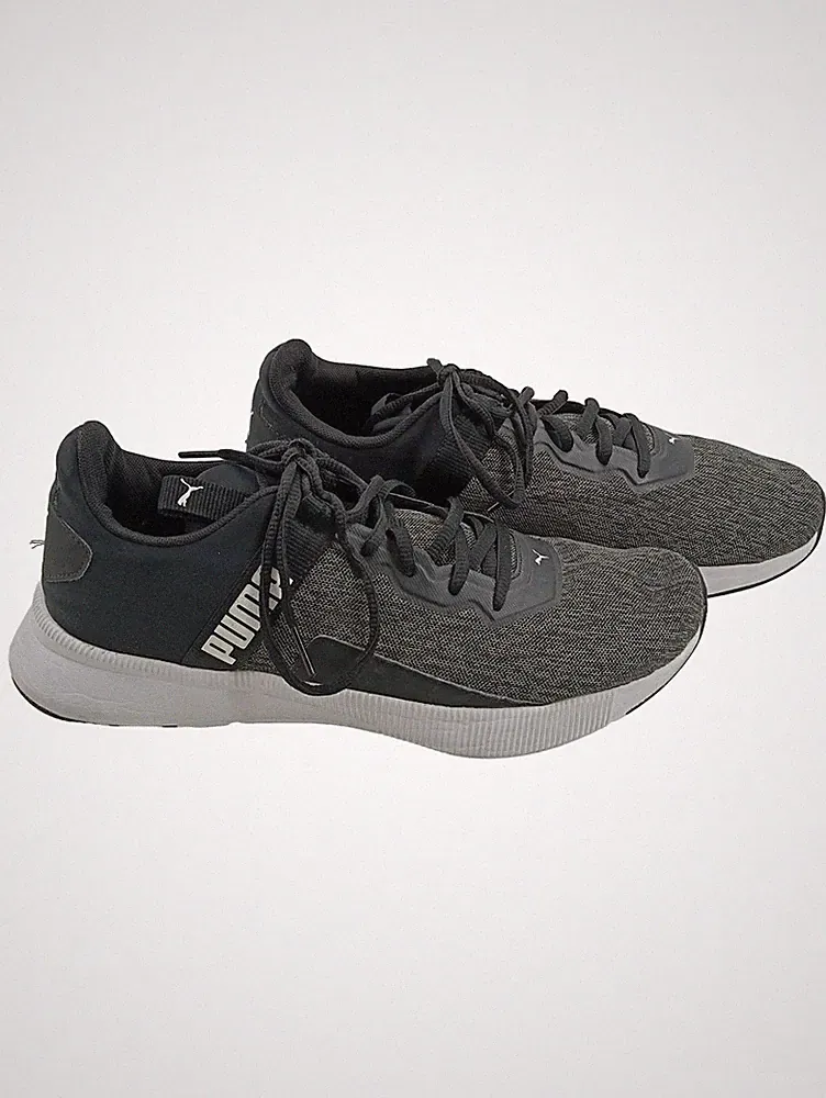 PUMA Herren Laufschuhe Sneaker Sportschuhe Grau Gr. 43 Mesh