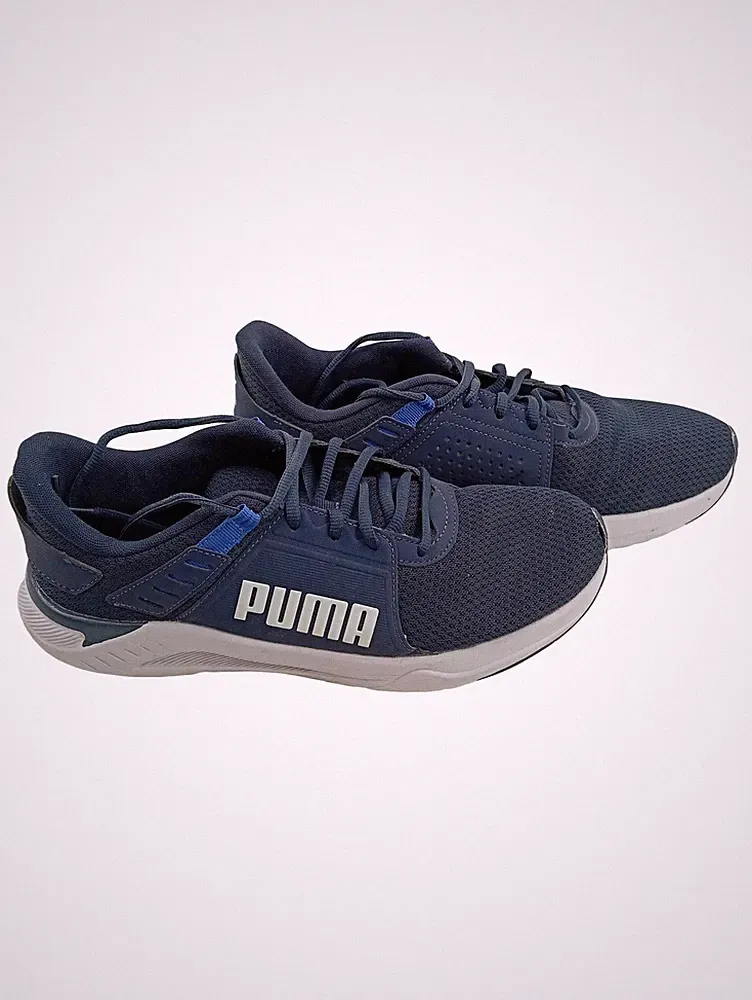 PUMA Herren Laufschuhe Sportschuhe Blau Gr. 42,5 Sneaker Fitness