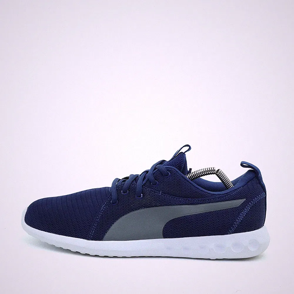 PUMA Herren Retaliate Sportschuh Blau Mesh Niedrig Atmungsaktiv Laufschuh EU 43