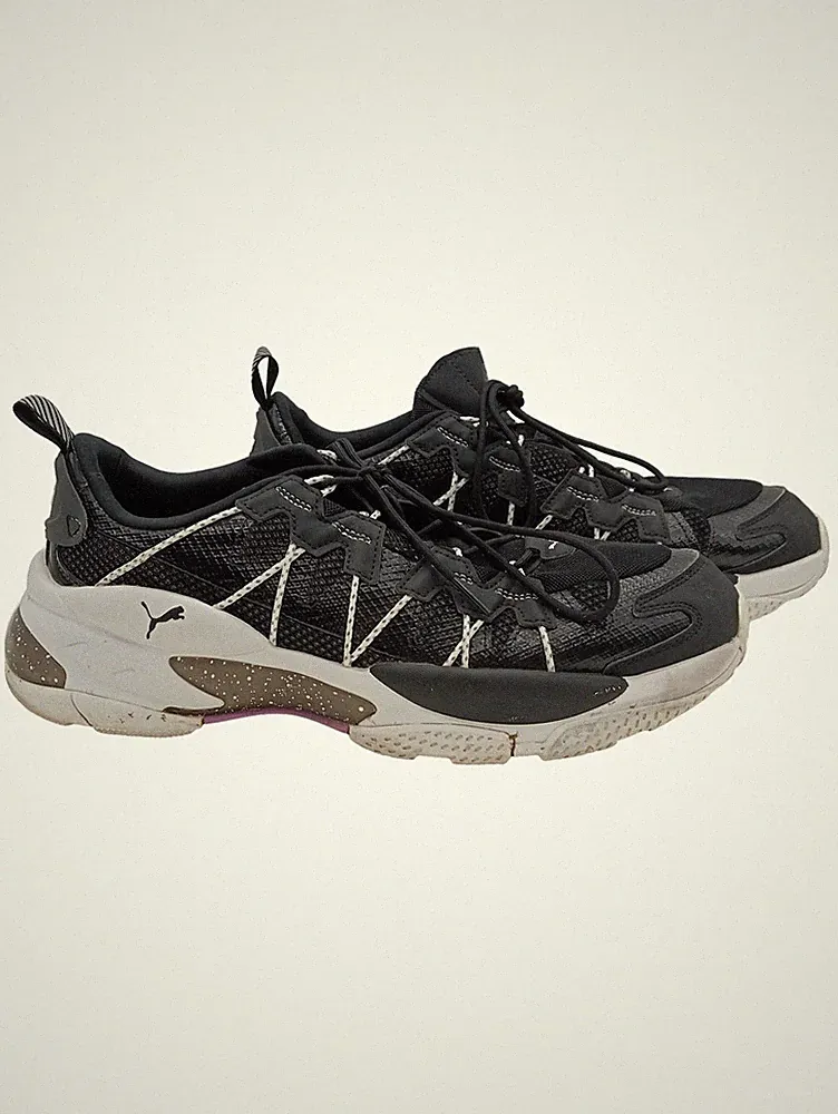PUMA Herren Sneaker Low Sportschuhe Schwarz Größe 46 Laufschuhe