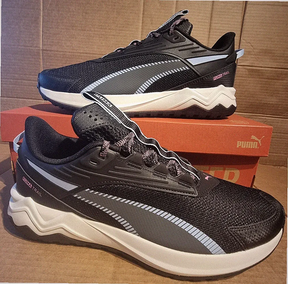 Puma Herren UK10, Extend Lite Trail Laufschuhe in Schwarz, Wanderschuhe - Neu