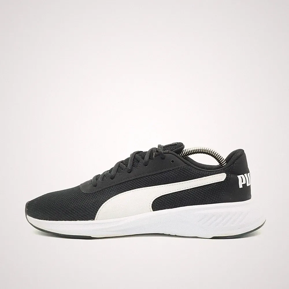 PUMA Herren Wildcat Running Sneaker Schwarz/Weiß Mesh Niedrig Laufschuh EU 40