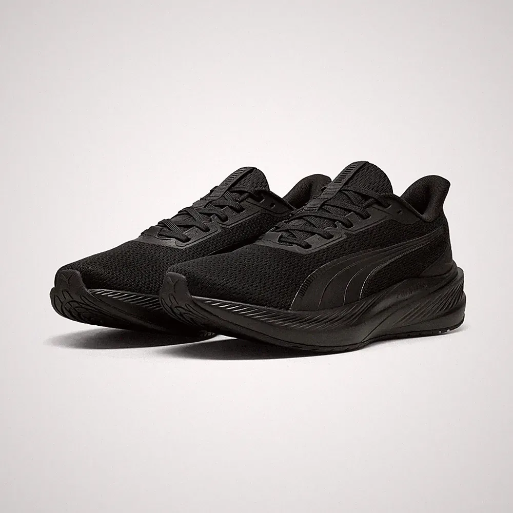 PUMA HERRENSCHUHE DASHER LITE 312586 02 TOTAL BLACK SCHWARZ RUNNING 40 BIS 45