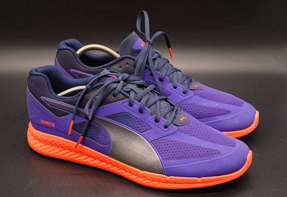 PUMA IGNITE Deep Blue Laufschuhe Größe 46 Turnschuhe Sportschuhe wie neu
