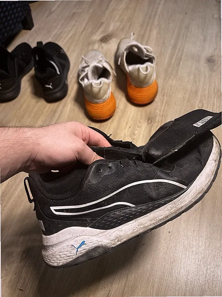 Puma Laufschuh für Herren, Schwarz, Leicht, Größe 42