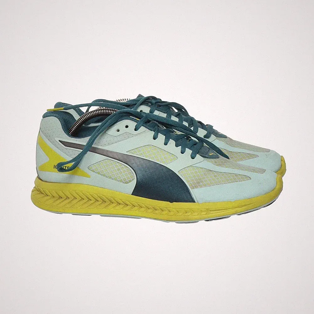 Puma, Laufschuhe, Größe: 38, Blau/Gelb/Mehrfarbig, Damen #Q5T