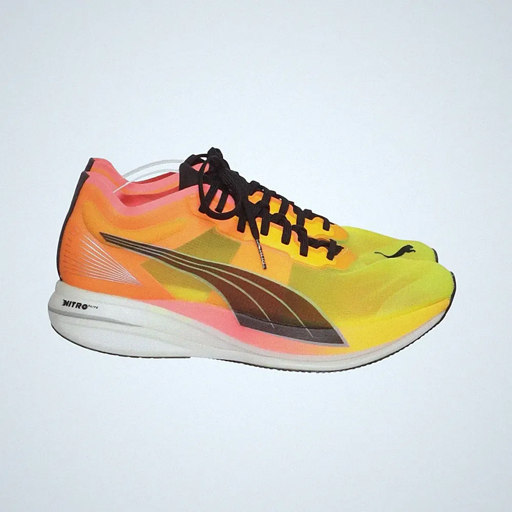 Puma, Laufschuhe, Größe: 42, Gelb/Orange/Pink, Herren #tKK