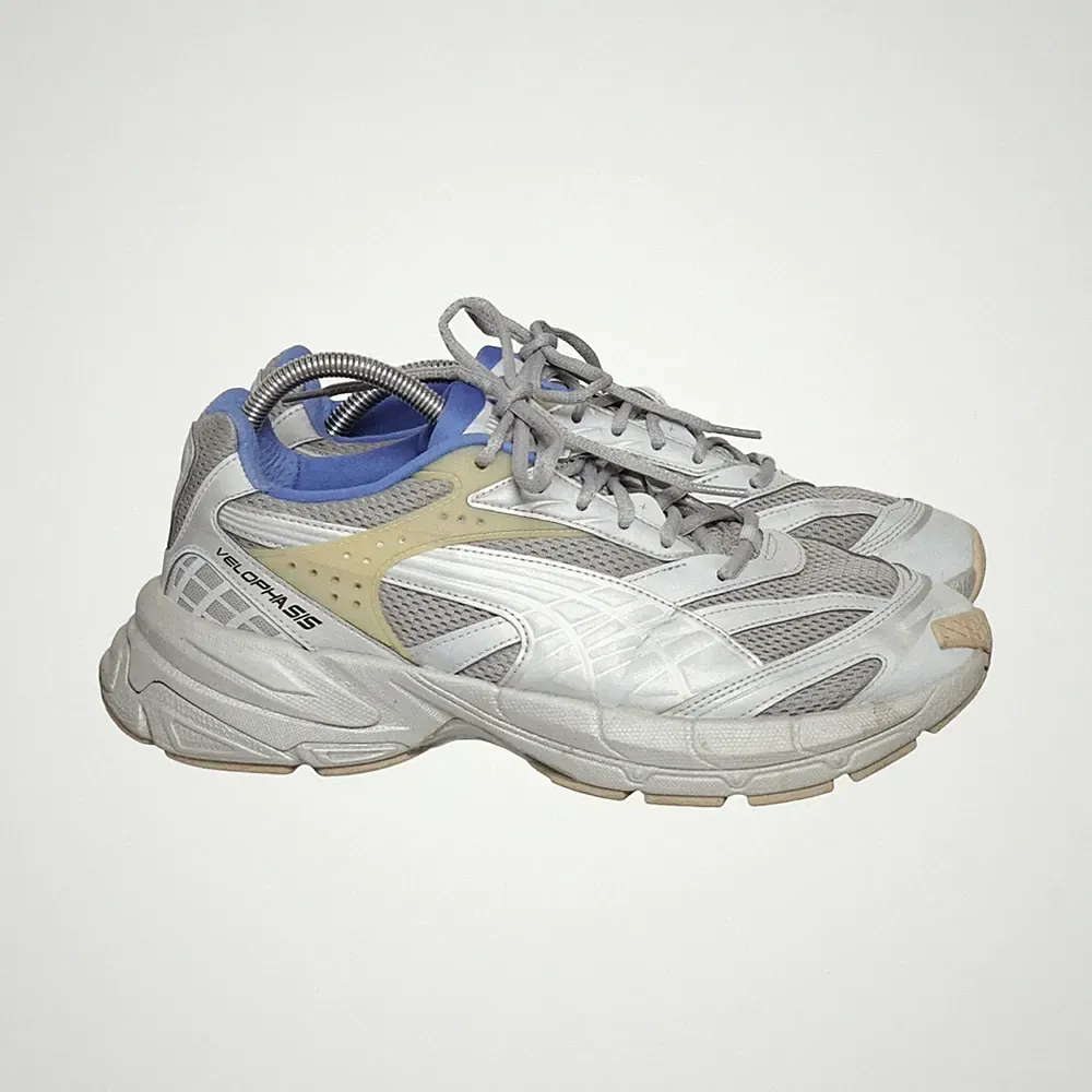 Puma, Laufschuhe, Größe: 44, model: teveris nitro, Grau/Blau/Braun, Herren #0em
