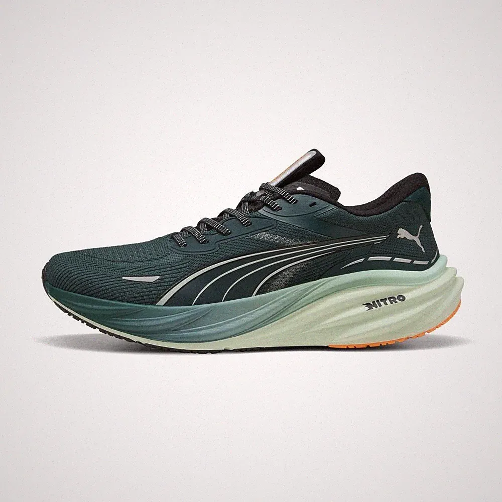 Puma Magnify NITRO 3 Laufschuhe Herren dunkelgrün grün