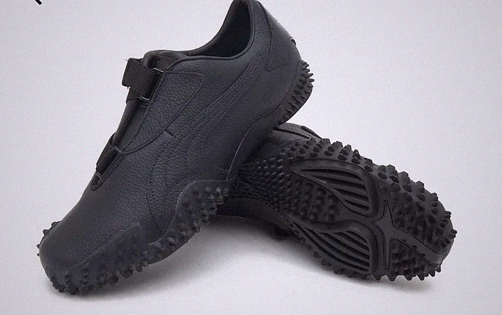 Puma Mostro Leder Turnschuhe UK Größe 7,8, 9. 9 1/2 , 10 , 11 Neu mit Karton UVP 135£