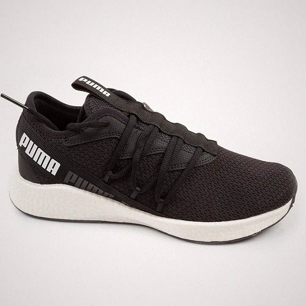 Puma NRGY Star Herren Laufschuhe Running Sneaker Sportschuhe Schwarz Weiß