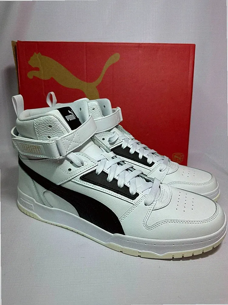Puma RBD Game Herren Schuhe Gr. 47 Neu High Weiß Casual