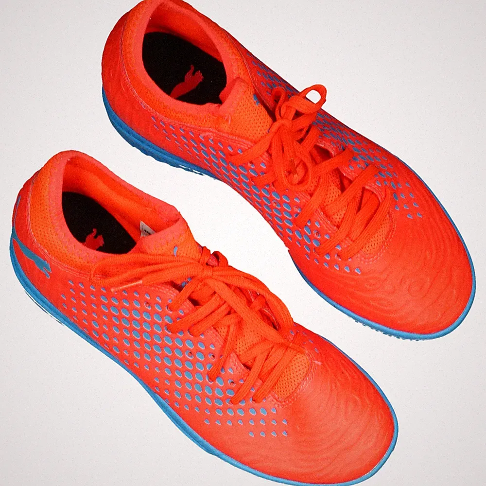 Puma Schuhe Sneaker Sport Fitness Laufschuhe Gr EU 42 (UK 8) unisex orange blau