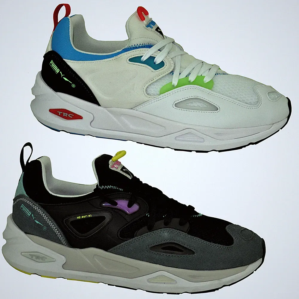 Puma Sneaker Herren TRC Blaze Tech Trinomic Trainers Laufschuhe Running Joggen
