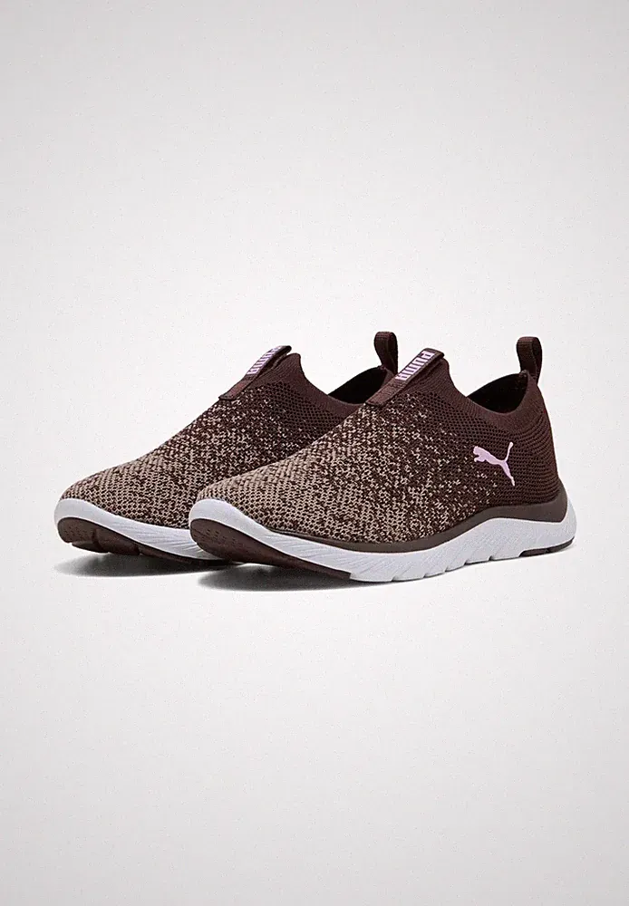puma laufschuhe damen braun